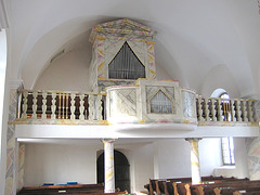 Die Orgel der Kirche von Eggen