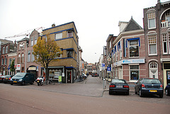 St. Aagten Street in Leiden (NL)