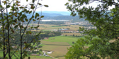 Blick auf Klagenfurt und den Wörthersee