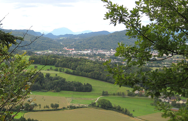 Blick auf Klagenfurt-Viktring