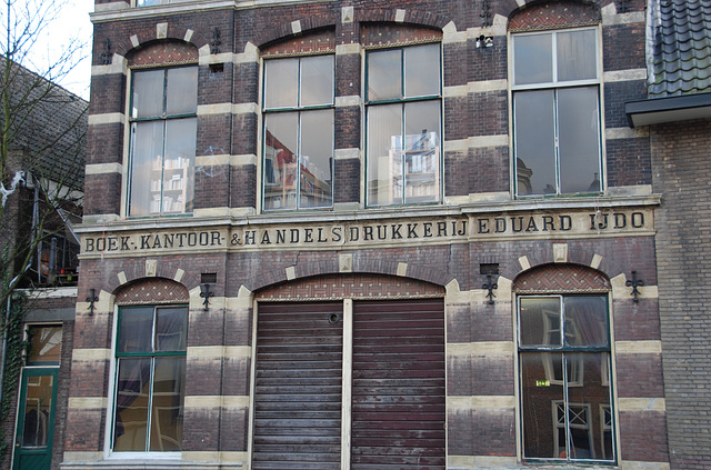 Former buildings of printers in Leiden