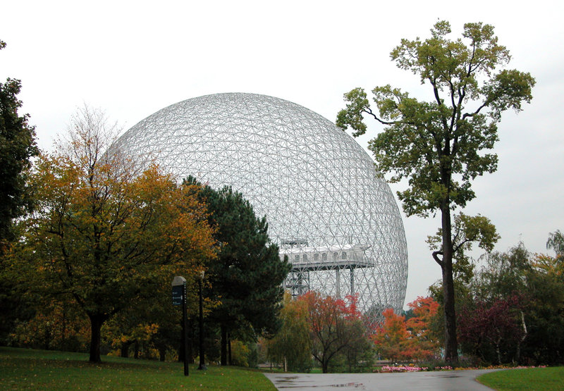 Montreal images: Biosphere on St. Helene Island