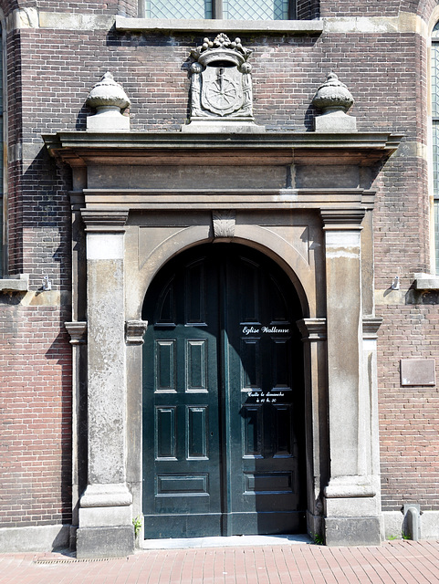 Gate of the Walloon Church in Leiden