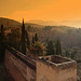 Granada- Alhambra- View from the Generalife Gardens
