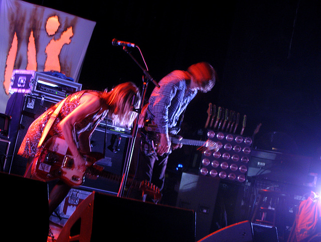 Kim Gordon and Thurston Moore