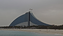 Jumeirah Beach Hotel, from the Burj al Arab