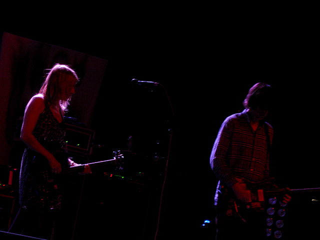 Kim Gordon and Thurston Moore