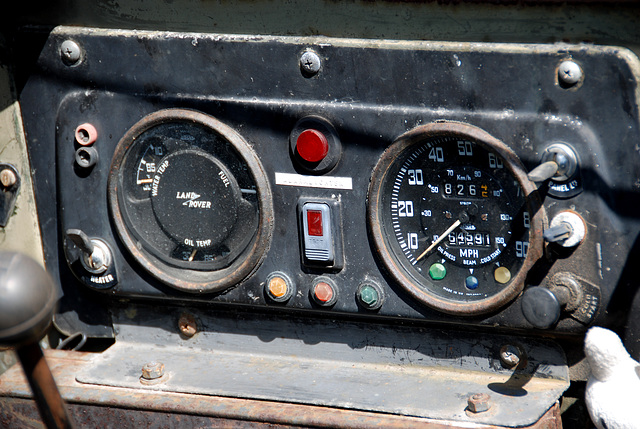 1969-1975 (?) Landrover Lightweight – dashboard