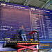 Repairing the time board of departing trains