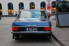 1974 Mercedes-Benz 220D taxi in Vienna