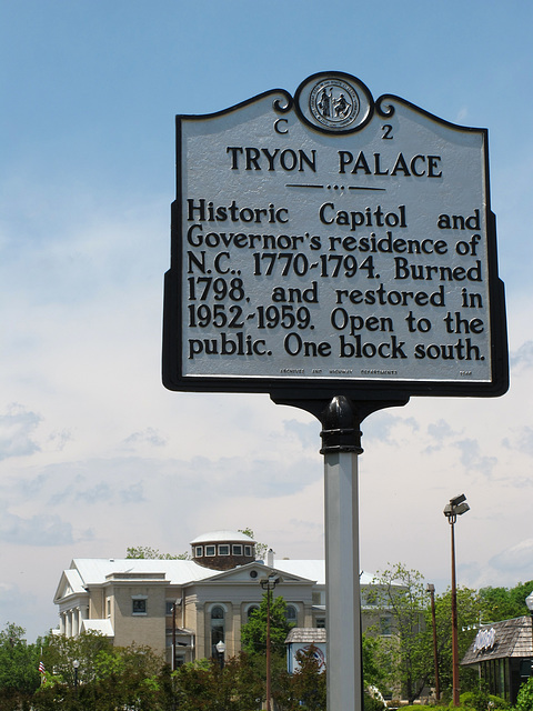 Tryon Palace Sign