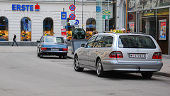 1974 Mercedes-Benz 220D taxi in Vienna