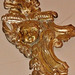 brompton little oratory, london,gilded cherub detail from organ in private little oratory chapel of the oratorians built by j.j.scoles in the house adjoining the church.