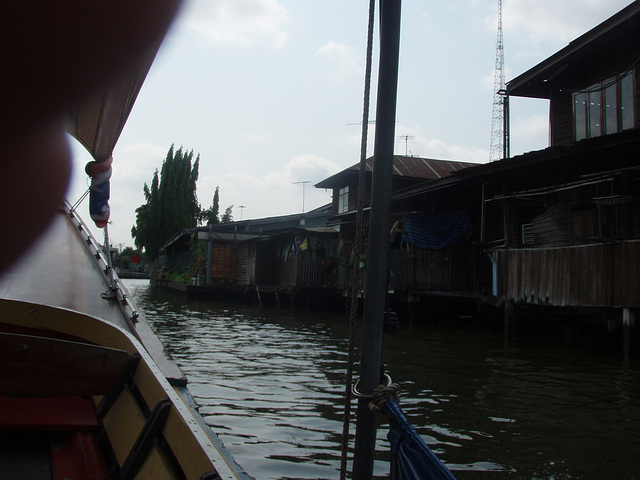 Bangkok - longtail boat trip through canals