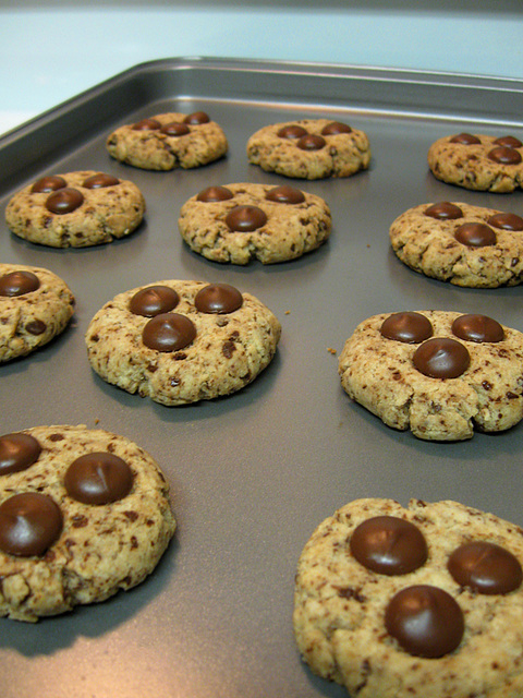 "Dirty" vegan chocolte chip cookies