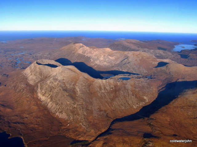 Arkle and Loch Ebigoll in the background