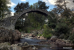 The Old Bridge at Carrbridge - the oldest stone bridge in the Highlands