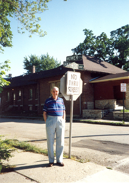 Carl, hangin' out on the corner of the old neighborhood