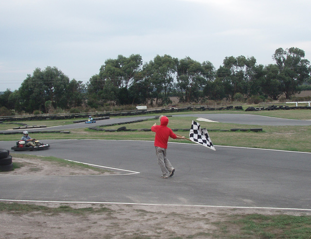 go karting at Stony Creek