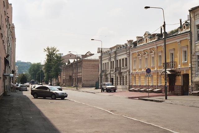 Kiev: street in the Podil area