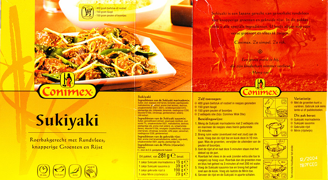 sukiyaki... in a packet?!