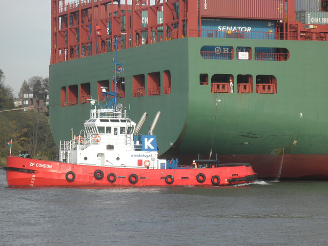 Heckschlepper ZP CONDON  bei  CSCL  SATURN