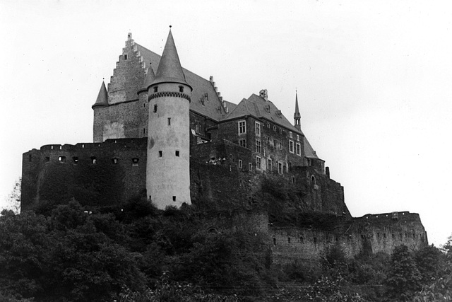 The castle at Vianden, Luxemburg