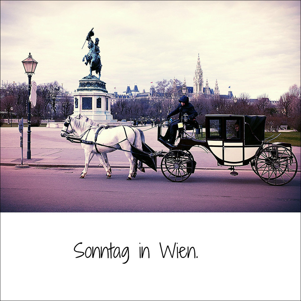 Sonntag in Wien.