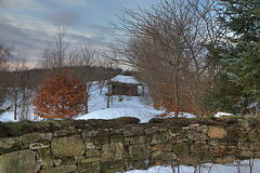 Gazebo over the drystane dyke