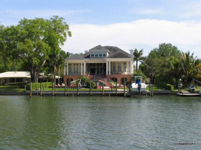 Waterfront home on Baypoint Drive Sarasota