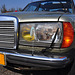 Working headlight wipers on a Mercedes-Benz W123