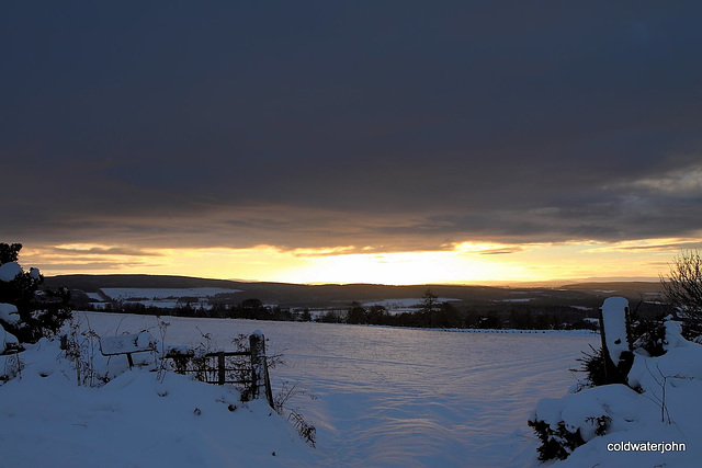 Sunset from Califer Hill