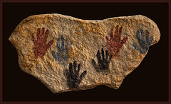 CJ June: Primitive Handprints