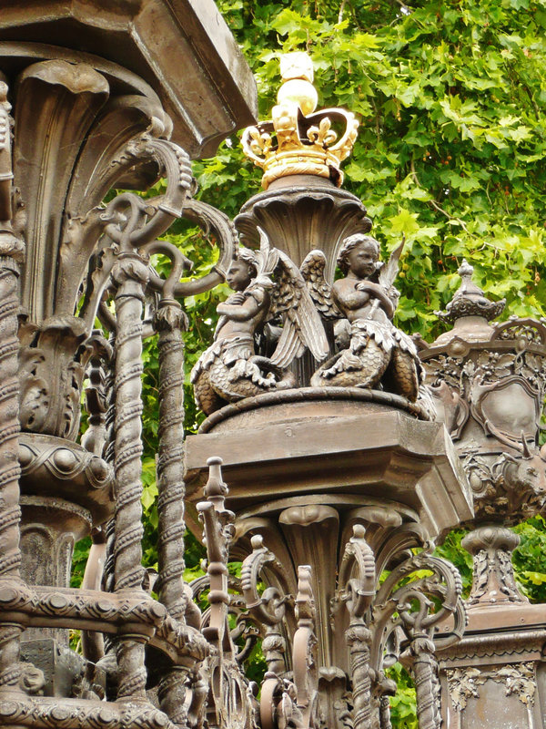 great exhibition gates, kensington gardens, london