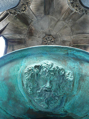 drinking fountain , south end green , hampstead, london