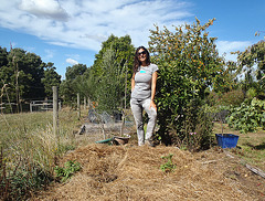 Tatiana has Italian green fingers!