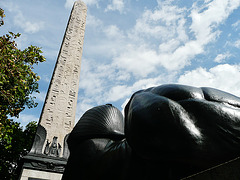 cleopatra's needle, embankment, london