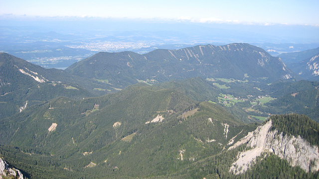 Blick vom Kosiak (Geißberg) auf Klagenfurt