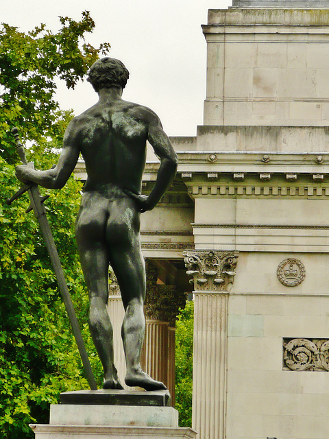 machine gun corps memorial, hyde park corner, london