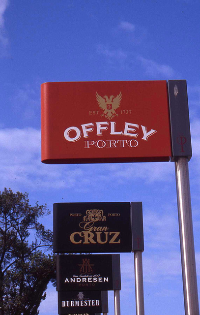 Offley Advertising Sign