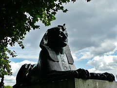 cleopatra's sphinx, embankment, london
