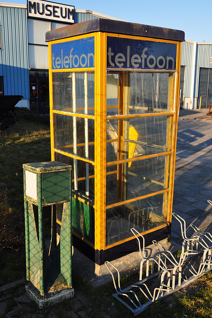 Old Dutch telephone box