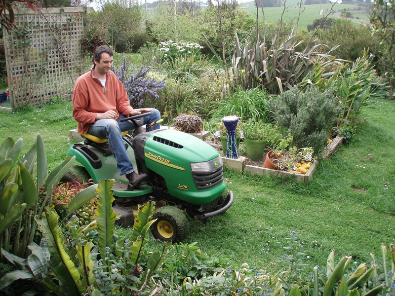 Ad on lawn mower 3