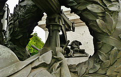 machine gun corps memorial, hyde park corner, london