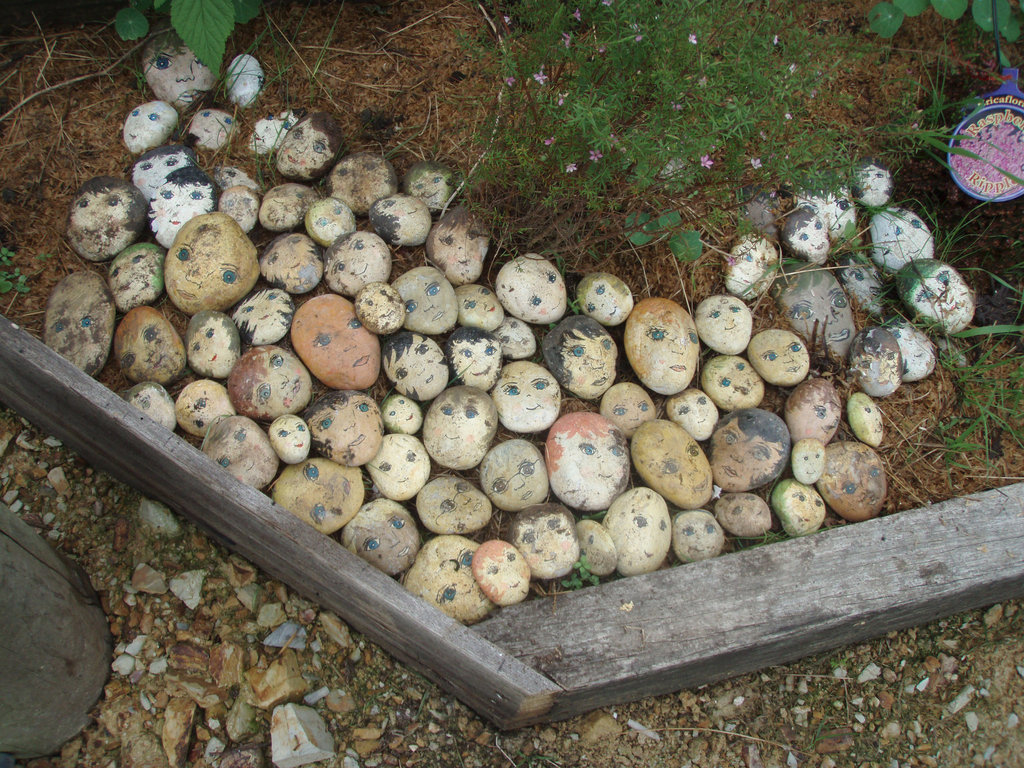 more stone faces