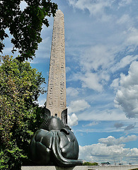 cleopatra's needle, embankment, london