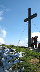 Das Gipfelkreuz am Kosiak