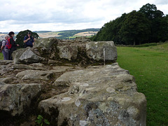 Wall at Brunton Turret