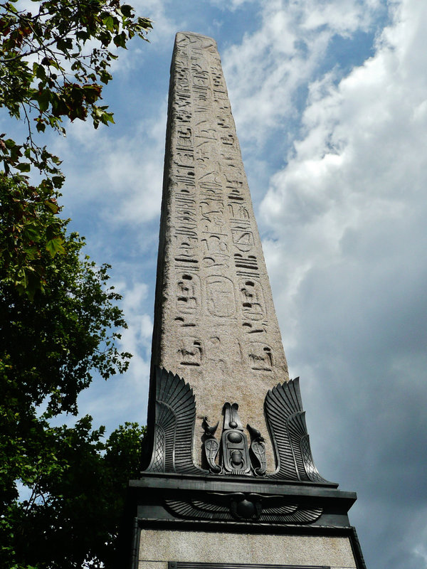 cleopatra's needle, embankment, london