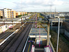 Looking along the tracks